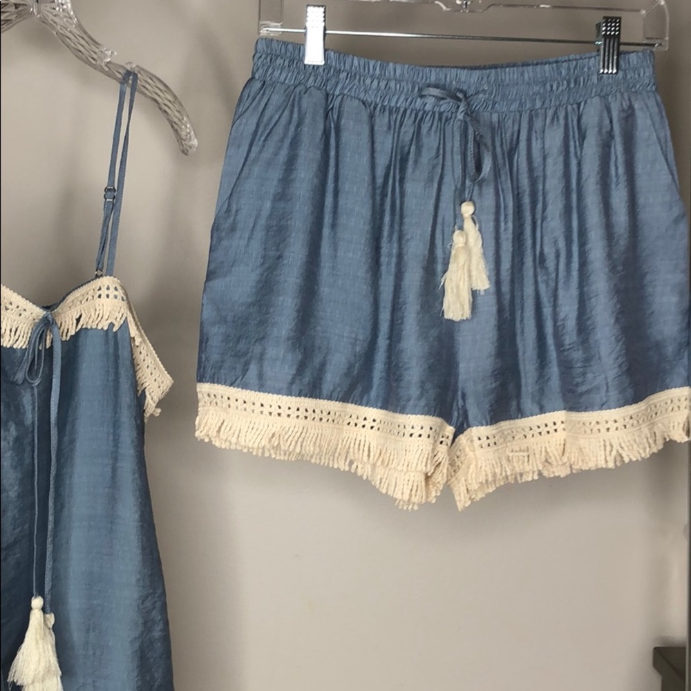 BLUE TOP & SHORT SET - Picture 7 of 13
